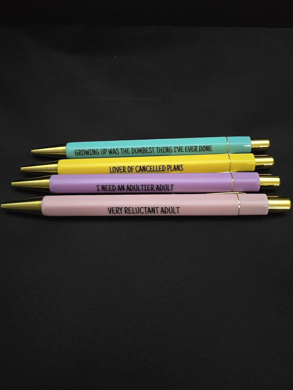 4 pc. Pens for A Reluctant Adult